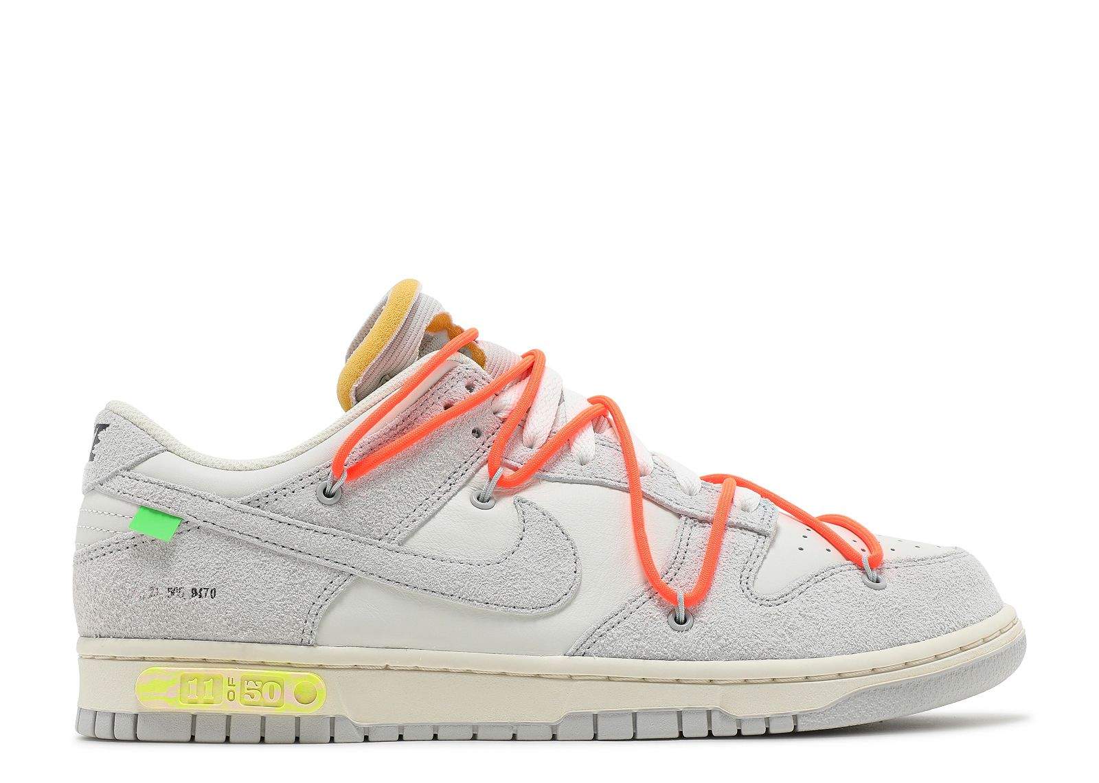 Nike Off-White x Dunk Low ‘Lot 11 of 50’ Unfading Sneaker