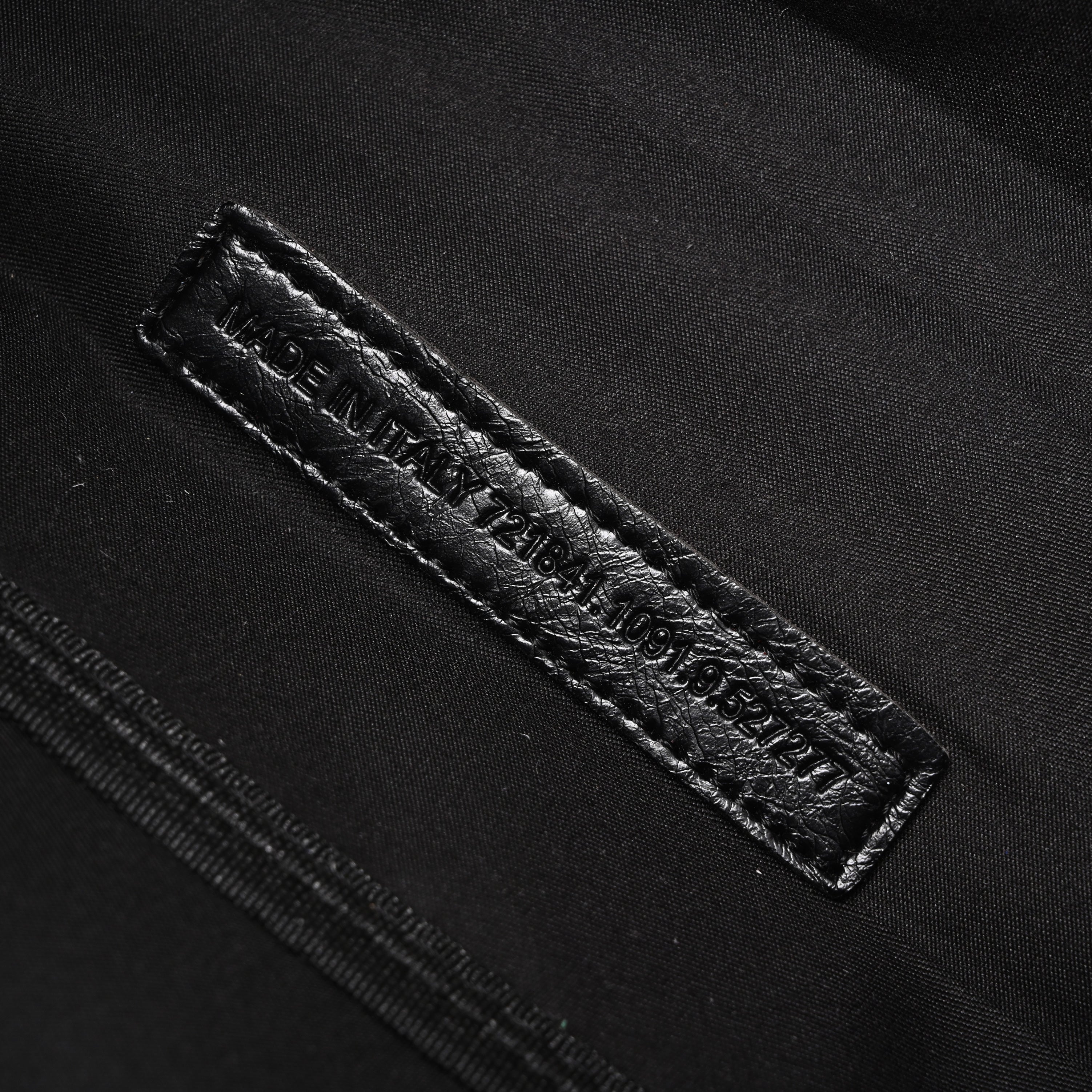 Balenciaga x adidas Large Duffel Travel Bag – Black with Trefoil Logo and Triple Stripes